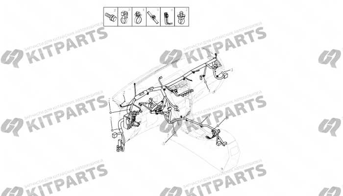 DASH BOARD WIRE HARNESS# Geely Emgrand X7