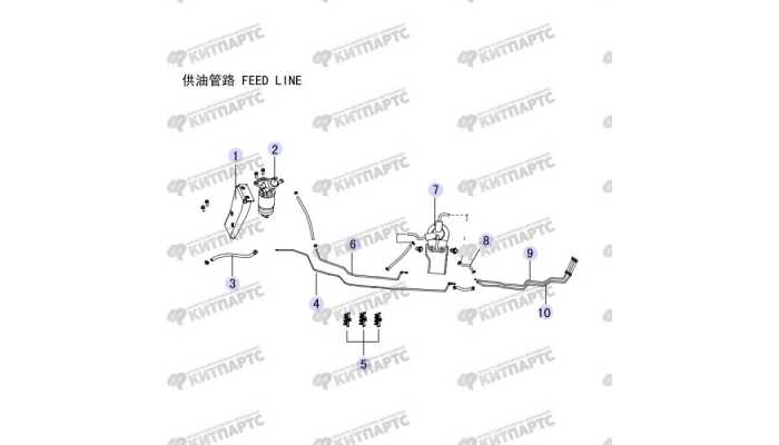 Топливная система (дизель 2,8) Great Wall Hover