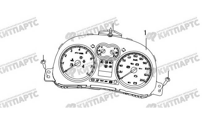 Комбинация приборов Great Wall DW Hower H5