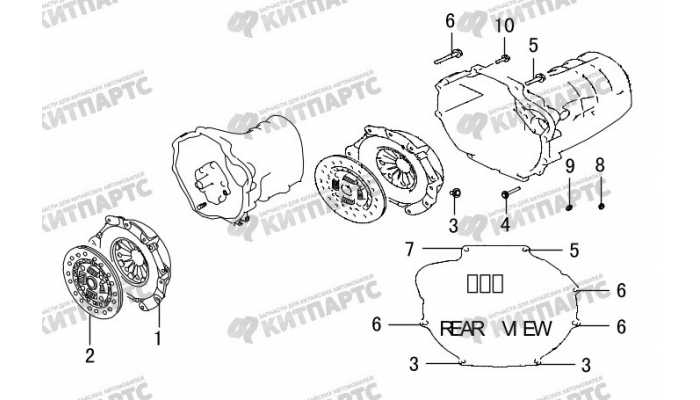 Сцепление Great Wall Hover H3 New