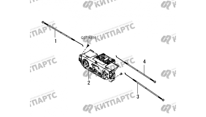 Блок управления климат-контролем Great Wall Wingle 5