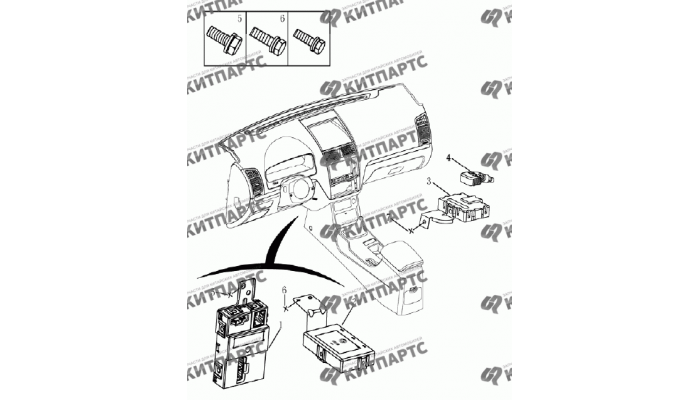 Блок кузовной электроники (седан) Geely Emgrand (EC7)