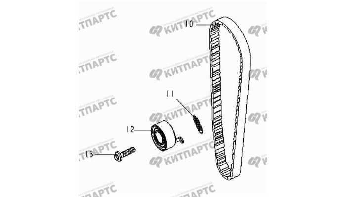 Ремень ГРМ Geely Otaka (CK)